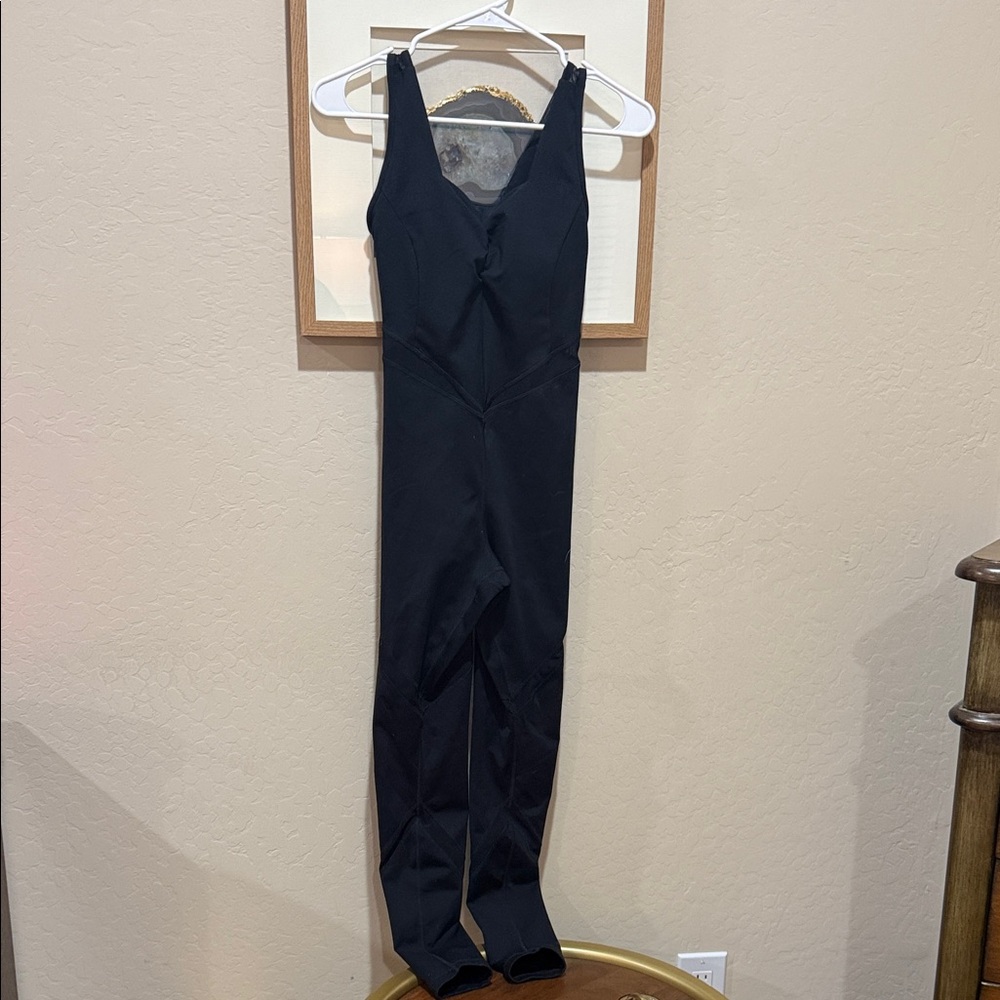 Black Mesh Sleeveless Jumpsuit / Bodysuit
